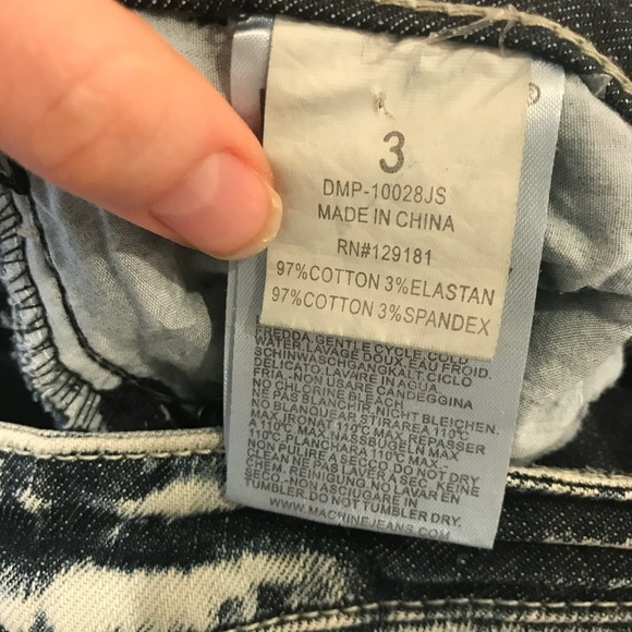 Low Rise Acid Washed Ripped Jeans - Picture 7 of 11